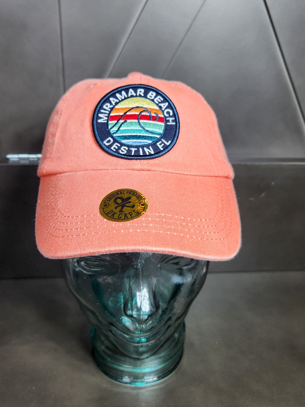 Miramar Beach Destin FL Coral Baseball Cap Adjustable